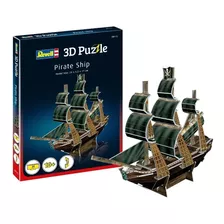 Quebra Cabeça 3d Puzzle Pirate Ship Navio Pirata Revell 24 P