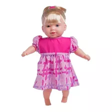 Boneca Menina Totsy Fala 113 Frases 42cm - Com Chupeta