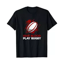 Dona Sangre, Juega Al Rugby Camiseta Divertida Del Humor Del