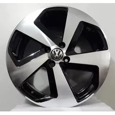 Rodas Volkswagen Golf Gti Aro 15 4x100 (jogo) + Bicos Cor Preto Diamantado