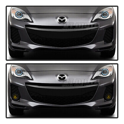 2012-2013 Mazda 3 Mazda3 Sedan 4/5dr Yellow Bumper Fog L Yyk Foto 6
