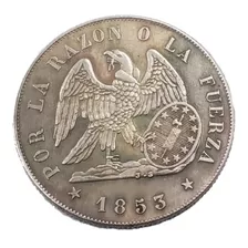 Moneda Antigua Chile 1 Peso 1853 Reproducción, Colección