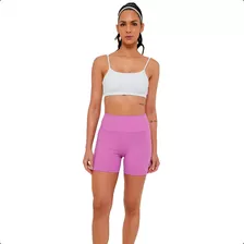 Short Bermuda Feminina Academia Alto Giro Fit Hyper