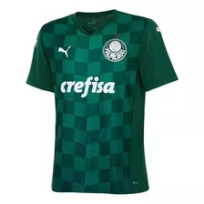 Camisa Puma Infantil Palmeiras I 21/22 S/n° Drycell Gola V