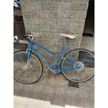 Bicicleta Peugeot Mixte, Anos 70, Pintura Original Azul Rara