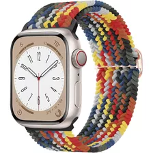 Correa De Nailon Trenzado Y Hebilla Para Apple Watch De La S