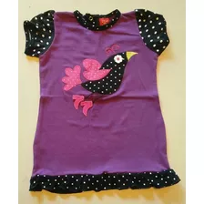 Remera Nena Con Pajarito Talle 18 Meses Nueva