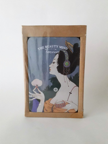 Cuaderno Anotador The Beauty Minds Vintage Tapa Metálica  