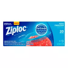 Ziploc Bolsas Cierre Hermético Para Freezer Medianas X20