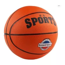 Balón De Básquetbol Sports Nº 7 Color Naranja Completo 