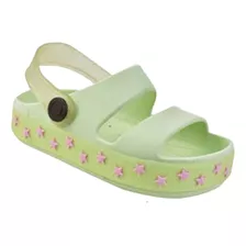 Sandalia Infantil Menina Bebe Flat Luelua 100002-514