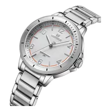 Reloj De Dama Moderno Naviforce Casual Original 5021 Sil