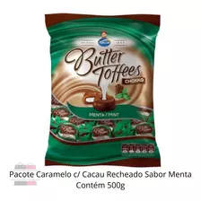 Bala De Caramelo Butter Toffees Chokko Menta 500g Arcor