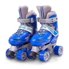 Patines 4 Ruedas Rollers Ajustables Para Niñas Y Niños