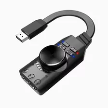 Adaptador De Audio Usb 7.1 Gaming -placa Audio Gaming