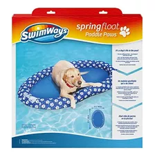 Swimways Paddle Paws Balsa Flotante Para Perros Con Resorte,