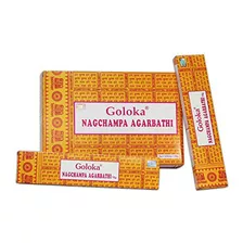 Varillas De Incienso Goloka Nag Champa, Juego De 12 Paquetes