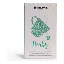 Te Herby Digestivo Heredia 25 Saquitos Ensobrados X 37,5 Gr