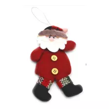 Pendente Papai Noel Pelúcia Enfeite Árvore De Natal 18cm