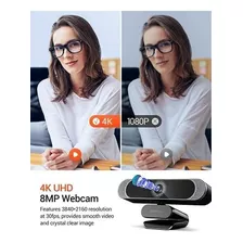 Web Cam 4k Depstech Dw49 Para Videoconferencias O Stream