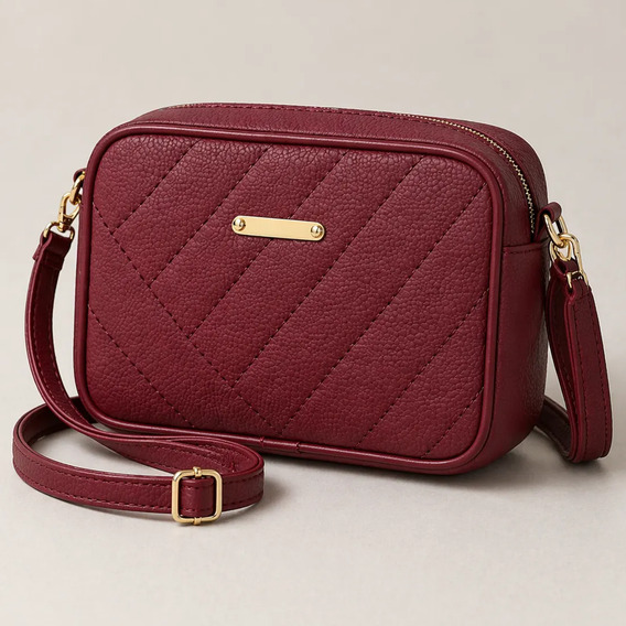 Bolsa Transversal Marrom Compacta Dia A Dia Original Importa