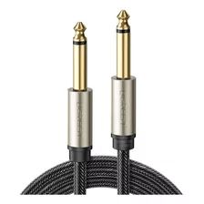 Cable De Audio Ugreen De Nailon P10 Macho Para Guitarra Y Bajo, 3 M