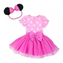 Disfraz Minnie Mouse Rosa Bebé De Disney Store Entrega Ya