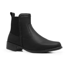 Bota Coturno Feminina Cano Baixo Leve Casual Montaria