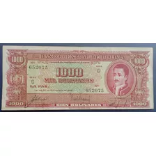 Bolivia: Bela Cédula 1000 Bolivianos 1945 - Bem Escassa