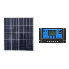 Placa Solar 60w + Controlador De Carga