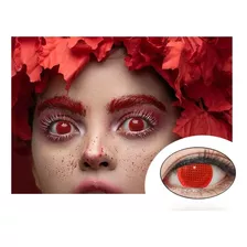 Pupilentes Rojo Mesh Vampiro