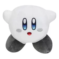 Peluche Kirby Blanco Gris Bordados 15 Cm Suave Nintendo 