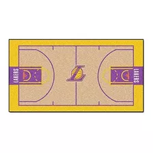 Fanmats Nba Los Angeles Lakers Nylon Face Nba Court Runnerla