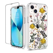 Funda De iPhone 13 Giika Diseno De Flores