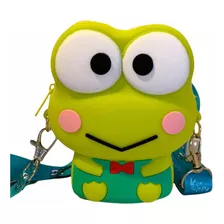 Bolsa Crossbody Modelo Keroppi Cuerpo Completo Silicon