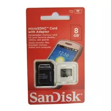 Kit Com 10 Cartão De Memória Sandisk Com Adaptador Sd 8gb