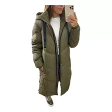 Campera Larga Tapado Maxi Puffer Mujer The Big Shop