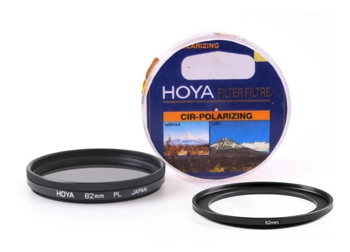 Filtro Polarizador Cpl Hoya 62mm + Anel 58mm  Made In Japan