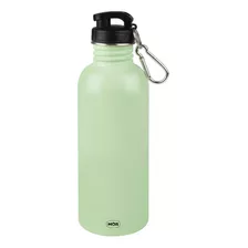 Garrafa Água Inox Squeeze Academia Mor 750ml Várias Cores Cor Hortelã