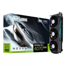 Tarjeta De Video Zotac Gaming Geforce Rtx 4070 Super Trinity Black Edition 12gb Gddr6x