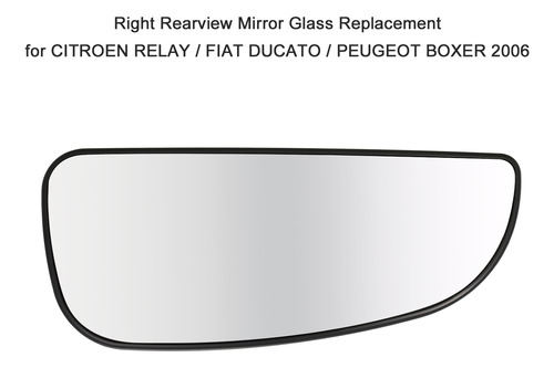 Espejo Retrovisor Peugeot Boxer/relay Citroen Glass Foto 2