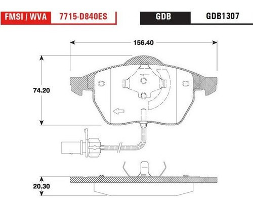 Kit Balatas D/t Lc Trw A4 Cabriolet Quattro 1.8 2005 Foto 2