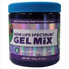 Ração New Life Spectrum Gel Mix 120g Aumenta A Cor Aquarios