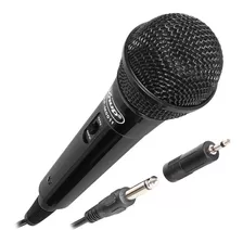 Microfone Para Karaoke Dinâmico Com Fio Unidirecional P10 P2