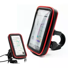 Suporte Celular Moto Carregador Usb Case A Prova D'agua 360°