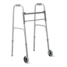 Medline Mdsw54bh - Caminador Plegable De Dos Botones Y Fác.