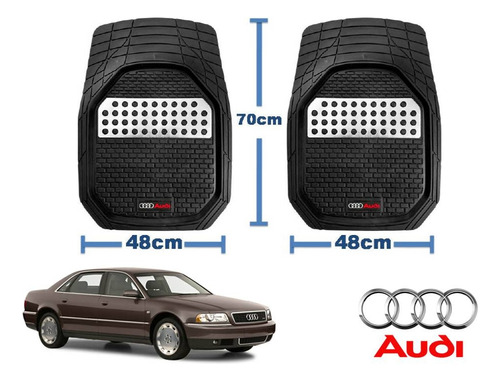 Tapetes 3d Logo Audi + Cubre Volante A8 1996 A 2000 2001 Foto 4