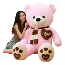 Urso Pelúcia Grande Teddy 140 Cm Metros Personalizado