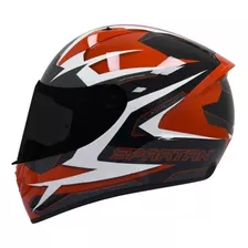 Casco Moto Spartan Stinger Certificado Ece2205 Rojo Brillo