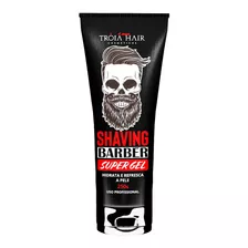 Shaving Mentolado Refrescante Para Barbear 250gr Tróia Hair